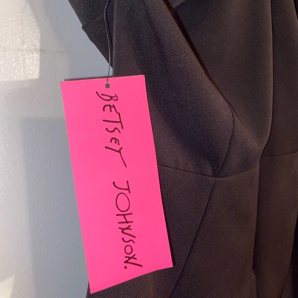 NWT: Betsey Johnson Women's Scalloped Halter Mini Dress W/ Pearl Buttons Size 10 - Picture 9 of 9